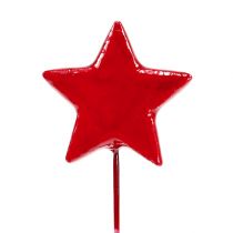 položky Hvězdičky na drátku na zdobení 5cm červené 48ks