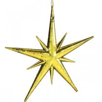 Vánoční dekorace přívěsek hvězda Golden W11,5cm 16ks