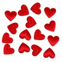 položky Látkové srdce na sypání červené 800 kusů