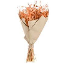 položky Kytice sušených květin Boho, pomeranč a meruňka, dekorativní, 45 cm, 80 g