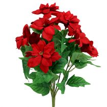 Kytice Poinsettia červená L47cm