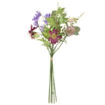 položky Umělá květinová kytice s barevnými květy, umělecky aranžovaná pro stylovou dekoraci, 60 cm