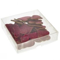 položky Bodová dekorace srdce fialová 3-5cm 48 ks