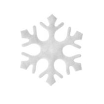 Sněhové vločky sypané bílé 3,5cm 120p