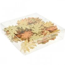 položky Stolní dekorace podzimní podzimní listí rozsypané dekorace listy 4cm 72 ks