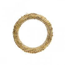 Slaměný věnec 25/4cm 10 kusů