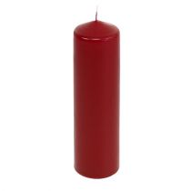 položky Sloupkové svíčky červené Adventní svíčky staré červené 200/50mm 24ks