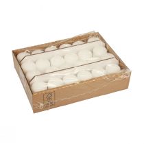 položky Pilířové svíčky bílé adventní svíčky malé svíčky 60/40mm 24 ks