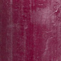 položky Pilířové svíčky stálobarevné Berry svíčky fialové 60×80mm 4 ks