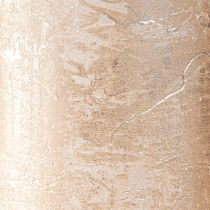 položky Sloupové svíčky jednobarevné světle zlaté 85×200mm 2 ks