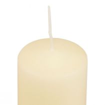 položky Pilířové svíčky krémové Adventní svíčky malé 70/50mm 24 ks