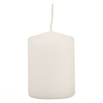 položky Pilířové svíčky bílé adventní svíčky malé svíčky 70/50mm 24 ks