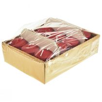 položky Sloupové svíčky červené svíčky H70mm Ø50mm 12 ks