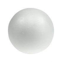 položky Polystyrénová koule Ø25cm bílá