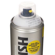položky Čirý matný lak ve spreji, odolný vůči UV záření, bez kyselin, Montana plechovky, 400 ml