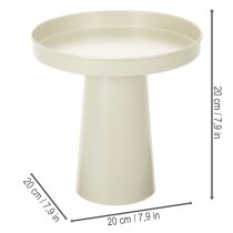 položky Stojan na podnos, dekorativní talíř na svíčky a figurky, 20 cm