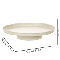 položky Dekorativní tác s kovovým podšálkem 30 cm na dekoraci rostlin