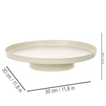 položky Dekorativní tác s kovovým podšálkem 30 cm na dekoraci rostlin