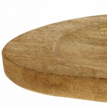 Deko podnos dřevo ryby dřevěný podnos dřevěný talíř 30x3x12cm