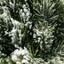 Mini vánoční stromek v květináči uměle zasněžovaný Ø18cm H32cm