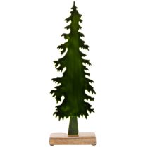 položky Dekorativní vánoční stromeček na dřevěném podstavci, stolní dekorace, Vánoce, 46 cm