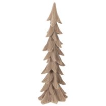 položky Malý vločkový dekorativní vánoční stromeček, dekorace na stůl, 44 cm