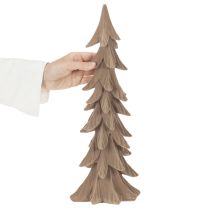 položky Malý vločkový dekorativní vánoční stromeček, dekorace na stůl, 44 cm