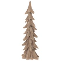 položky Malý vločkový dekorativní vánoční stromeček, dekorace na stůl, 44 cm