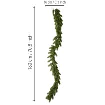 položky Girlanda z umělé jedle, zelená, pro slavnostní dekoraci, 180 cm