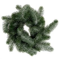Jedlový věnec Ø40cm ledový