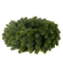 položky Věnec z umělých jedlových větví, zelený, kulatý, 50 cm