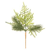 položky Umělá jedlová větvička pro slavnostní dekoraci, 22 cm, 2 kusy