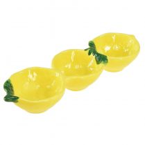 položky Tapas misky keramická citronová dekorace na stůl 28,5cm V4cm