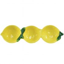 položky Tapas misky keramická citronová dekorace na stůl 28,5cm V4cm