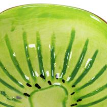 položky Keramická miska s motivem kiwi, letní dekorace pro stylové servírování tapas a občerstvení, 30 cm