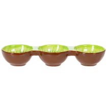 položky Keramická miska s motivem kiwi, letní dekorace pro stylové servírování tapas a občerstvení, 30 cm