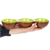 položky Keramická miska s motivem kiwi, letní dekorace pro stylové servírování tapas a občerstvení, 30 cm