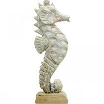 položky Mořský koník Deco White Wood Námořní dekorace Deco Figura H38cm