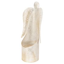 položky Svícen ve tvaru figurky anděla, zlatý, na dekoraci stolu, 50 cm