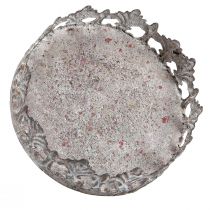 položky Stojan na čajovou svíčku pro zapojení vintage Ø7cm V7,5cm šedý 4 ks