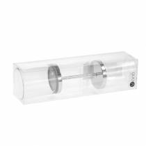 položky Svícen na zátku kov/sklo Ø6,5cm H19cm 2 ks