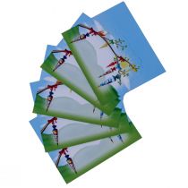 položky Stolní dekorace školní zápis, kartičky školní start dekorace 6×9cm 6ks