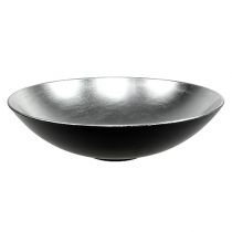 Stolní dekorace mísa stříbrná Ø28cm plast