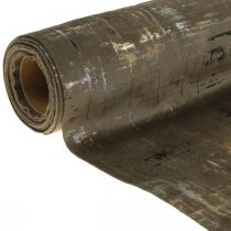 Běh na stůl hnědý pás na stůl dekorace na stůl polyester L250cm Š20cm