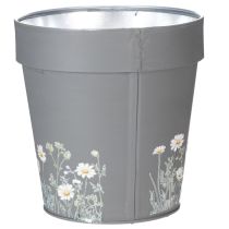 položky Květináč s květinovým vzorem pro moderní dekoraci domova a letního balkonu, 13 cm, 4 kusy