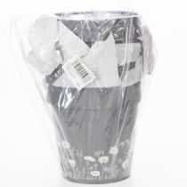 položky Květináč s květinovým vzorem pro moderní dekoraci domova a letního balkonu, 13 cm, 4 kusy