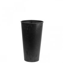 položky Stolní váza Váza Černá Plast Antracit Ø15cm V24cm