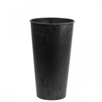 položky Podlahová váza černá Váza plastová antracitová Ø17,5cm H28cm