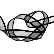 položky Smuteční stuha černá s drátem 25mm 25m