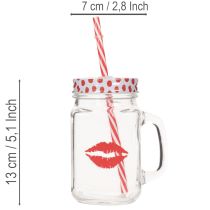 položky Sklenice s víčkem a uchem Ø7cm V13,5cm